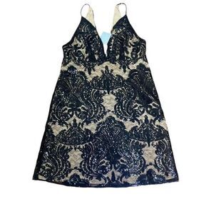 Free People Dress Black Sequins Size 2‎ New With Tags
